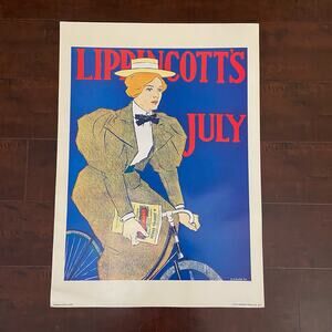 Vintage Lippincotts July JJ Gould Jr Poster